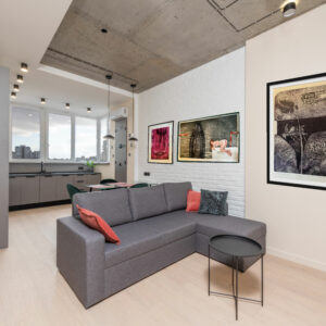 3 graphics in living room