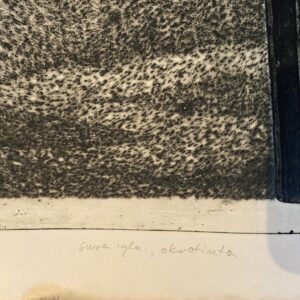 1/10, drypoint, aquatint